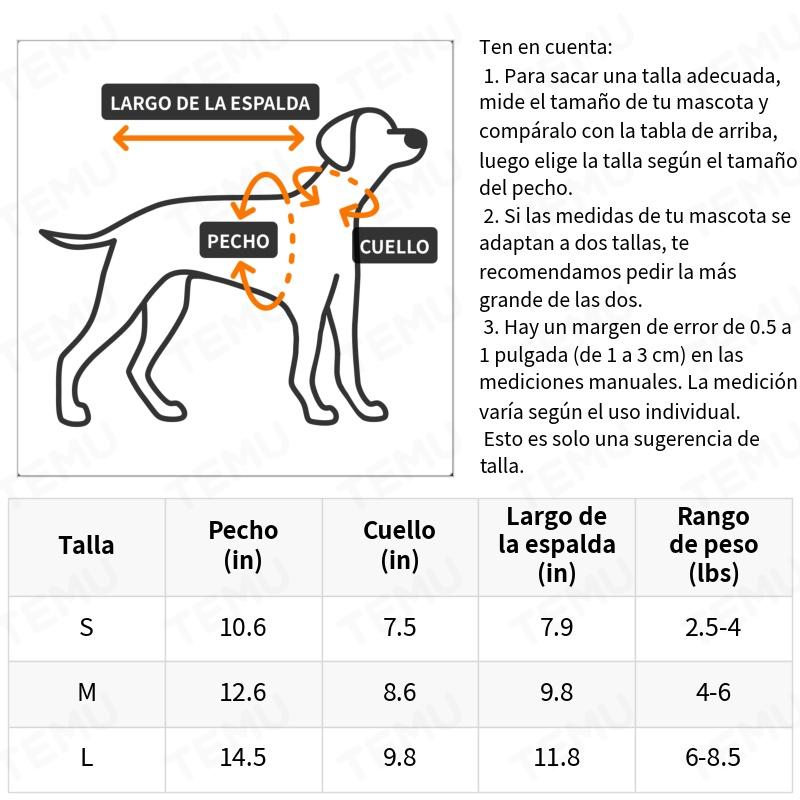 CT2007 1 Pieza De Ropa Para Mascota