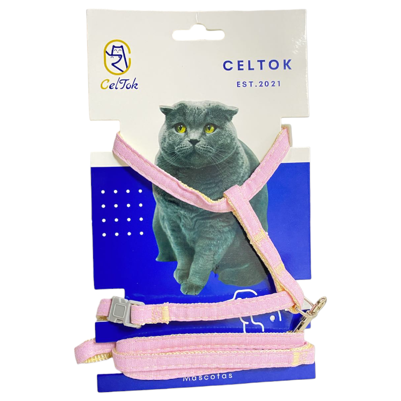 CT2986 1 Pieza De Pechera y ! Pieza Correa Para Gato