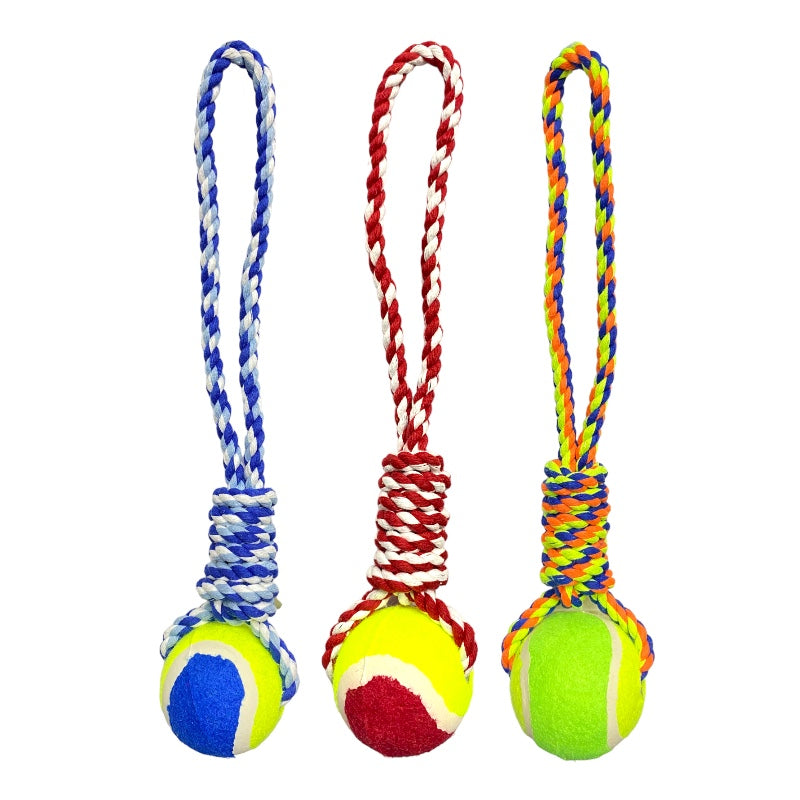 60131 1 Pieza De Juguete Pelota Con Cuerda Para Mascota