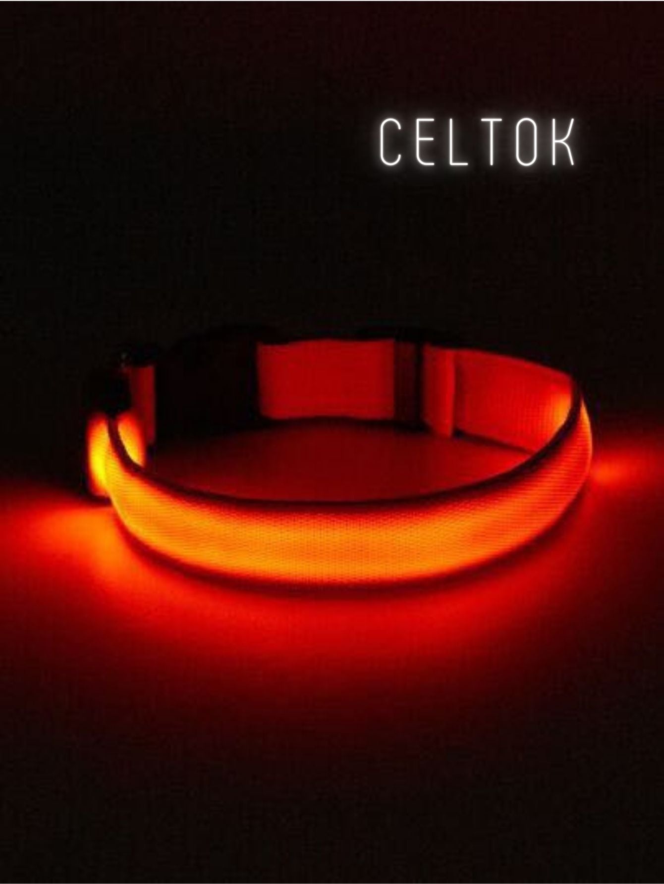 CT1804 1 Pieza De Collar De Luz LED De USB Recargable