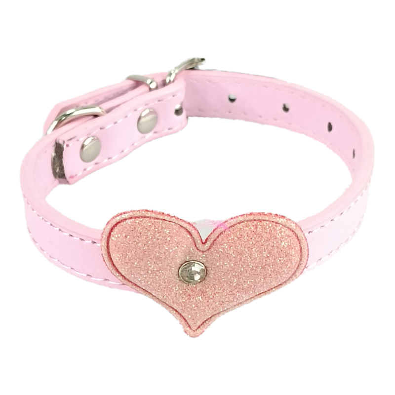 11002 1 Pieza de Collar Con Diseño de Corazón Para Mascotas