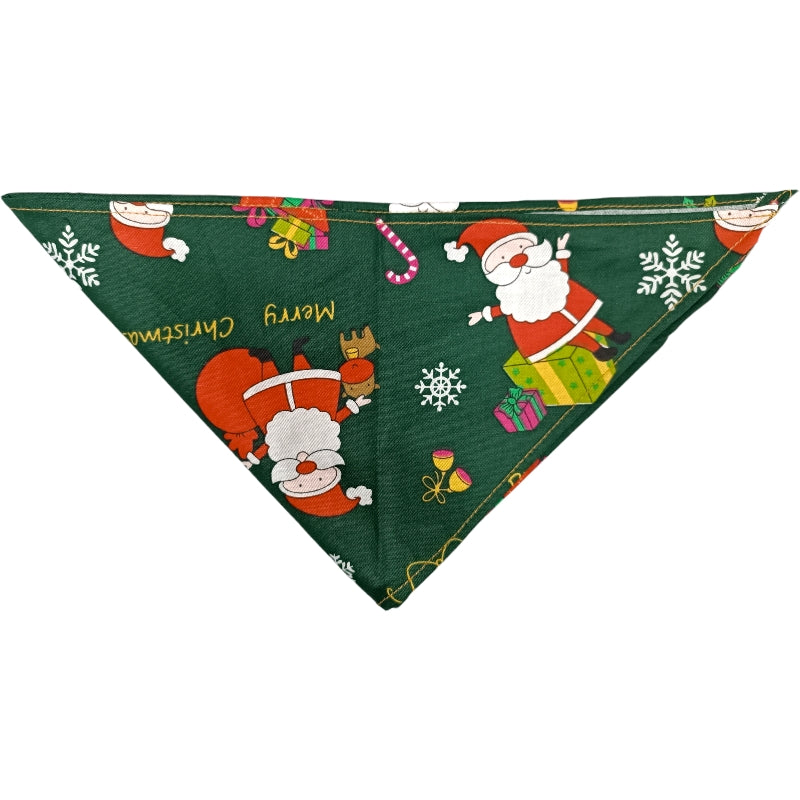 CT9782 1 Pieza De Collar De Pañuelo Para Mascotas Con Diseño Navideño