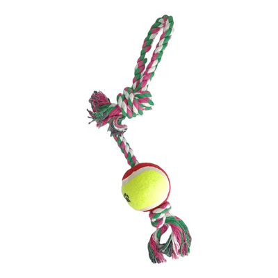 60102 1 Pieza Juguete De Pelota Tenis Con Cuerda Para Mascota