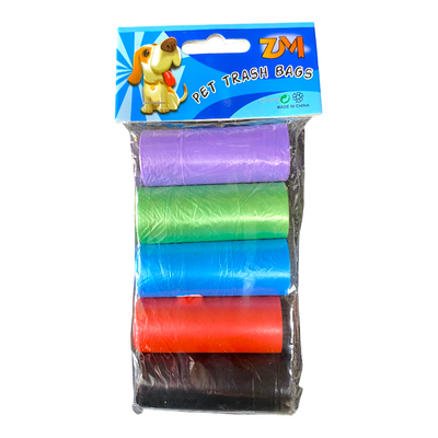 16039 5 Rollos De Bolsa De Basura Para Mascota