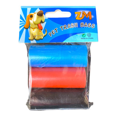 16037 3 Rollos De Bolsa De Basura Para Perro